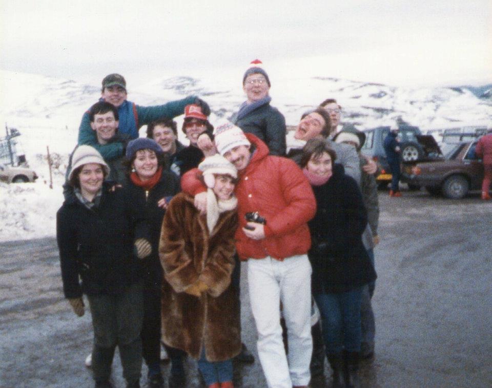 November 1985 - with Andy Ablett and Shug Cumming at Cairngorm Mountain.